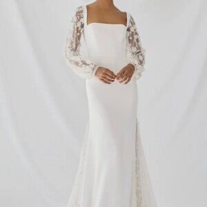 Alexandra Grecco "Calla" Wedding Gown, Label size 8
